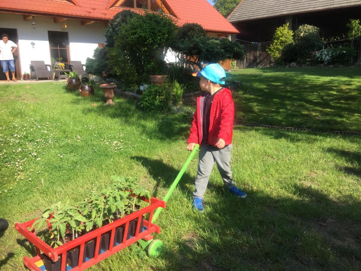 Dom Pod Orzechem Villa Lapczyca Bagian luar foto